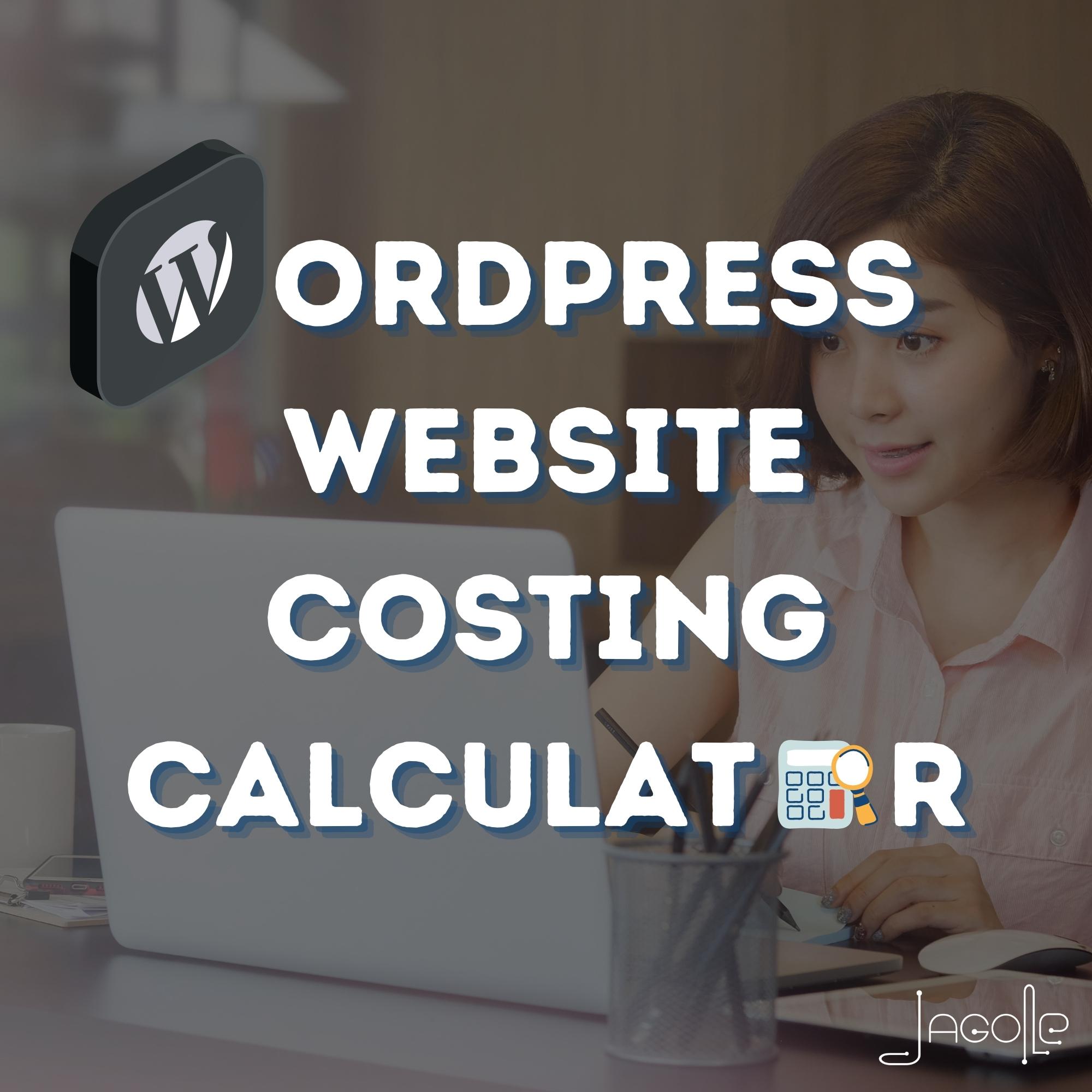 WordPress Website Costing Calculator
